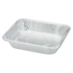 12.75" x 10.375" Half Size Economy Aluminum Shallow Pan