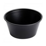 Polypropylene Black Portion Cup