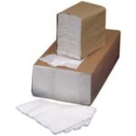 15" x 16.25" 2 Ply 1/8 Fold White Dinner Napkin