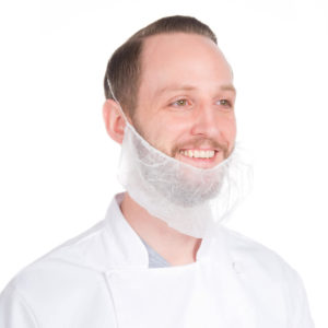 White Polypropylene White Beard Guard