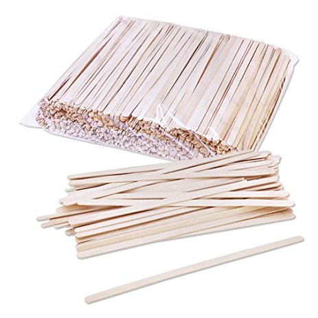 Disposable Birchwood Tea Wood Coffee Stir Sticks Wooden Stirrers 500 Pcs 7  Inch