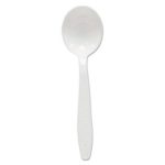 Individually Wrapped Heavy Weight Polypropylene Soup Spoon