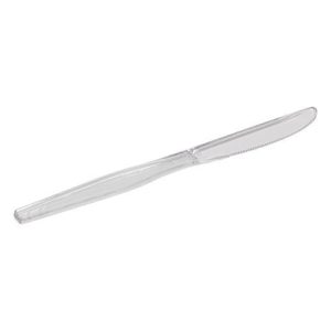Extra Heavy Polystyrene Clear Knife Boxed Pack