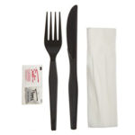 Medium Weight Polystyrene Premium Knife & Fork Cutlery Kit