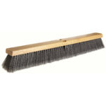 24" Floor Sweep Double Poly Fill Wood Block