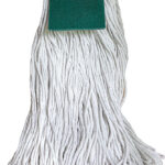 #20 Value Rayon Cut End Narrow Band Mop with Scour Pad
