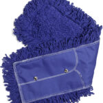 Blue Launderable Loop Dust Mop