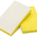 3.375" x 6.25" x 1" Yellow Utility Sponge