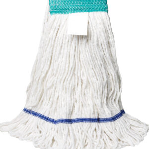 Cotton/Synthetic Blend White Loop Wide Band