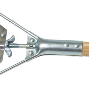 60" Heavy Metal Quick Change Wooden Mop Handle