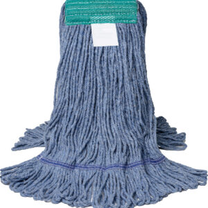 Cotton/Synthetic Blend Blue Loop Wide Band