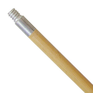 60" Metal Tip Thread 15/16" Wood Broom / Brush Handle