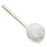 13" White Puff Toilet Bowl Mop